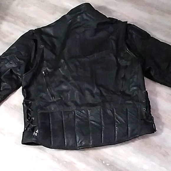 YBS leather biker jacket - Picture 2 of 4